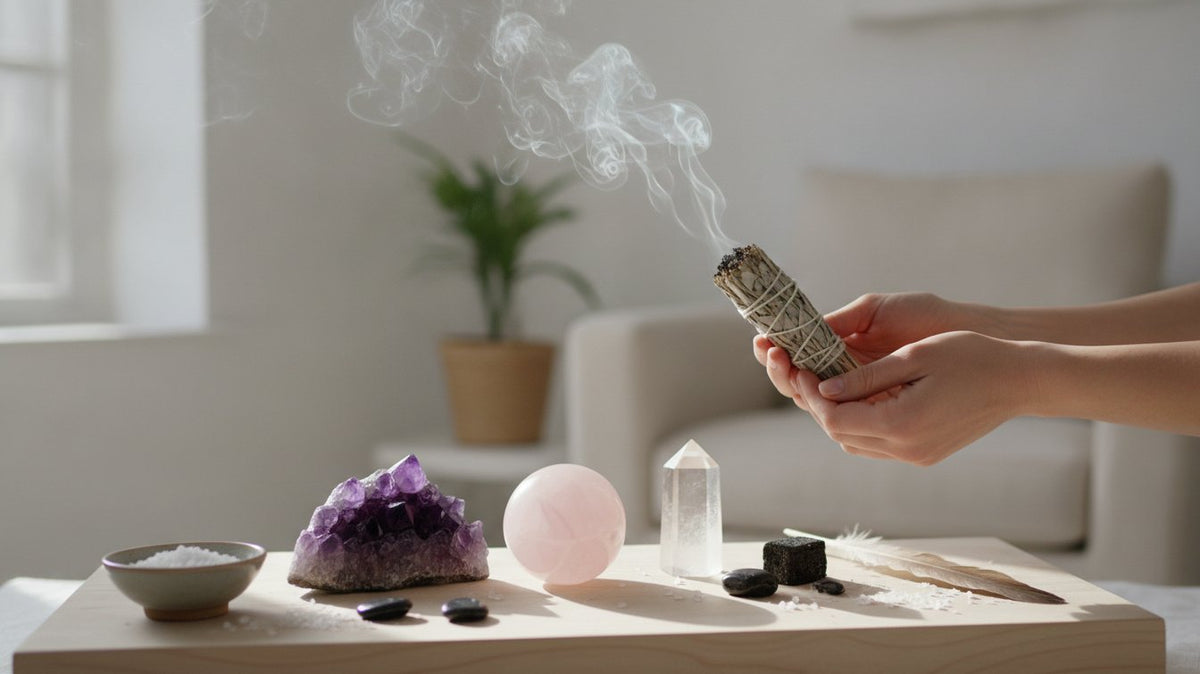 How to Cleanse Crystals with Sage: A Smudging Guide
