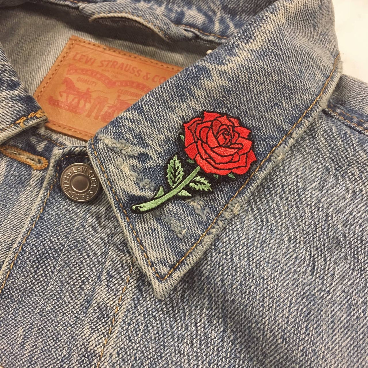 Red Rose Patch