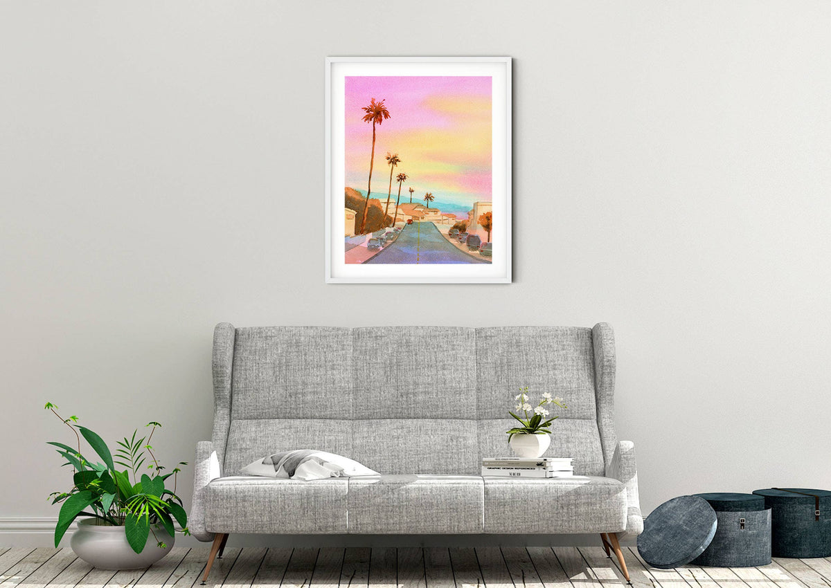California Sunset Giclee Art Print