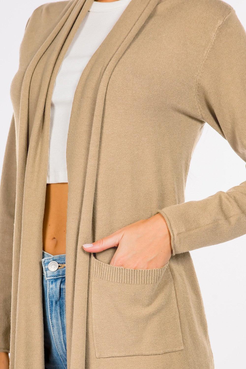 Isabel Cardigan showcasing its luxurious fabric blend and stylish design, a perfect layering piece for any outfit.