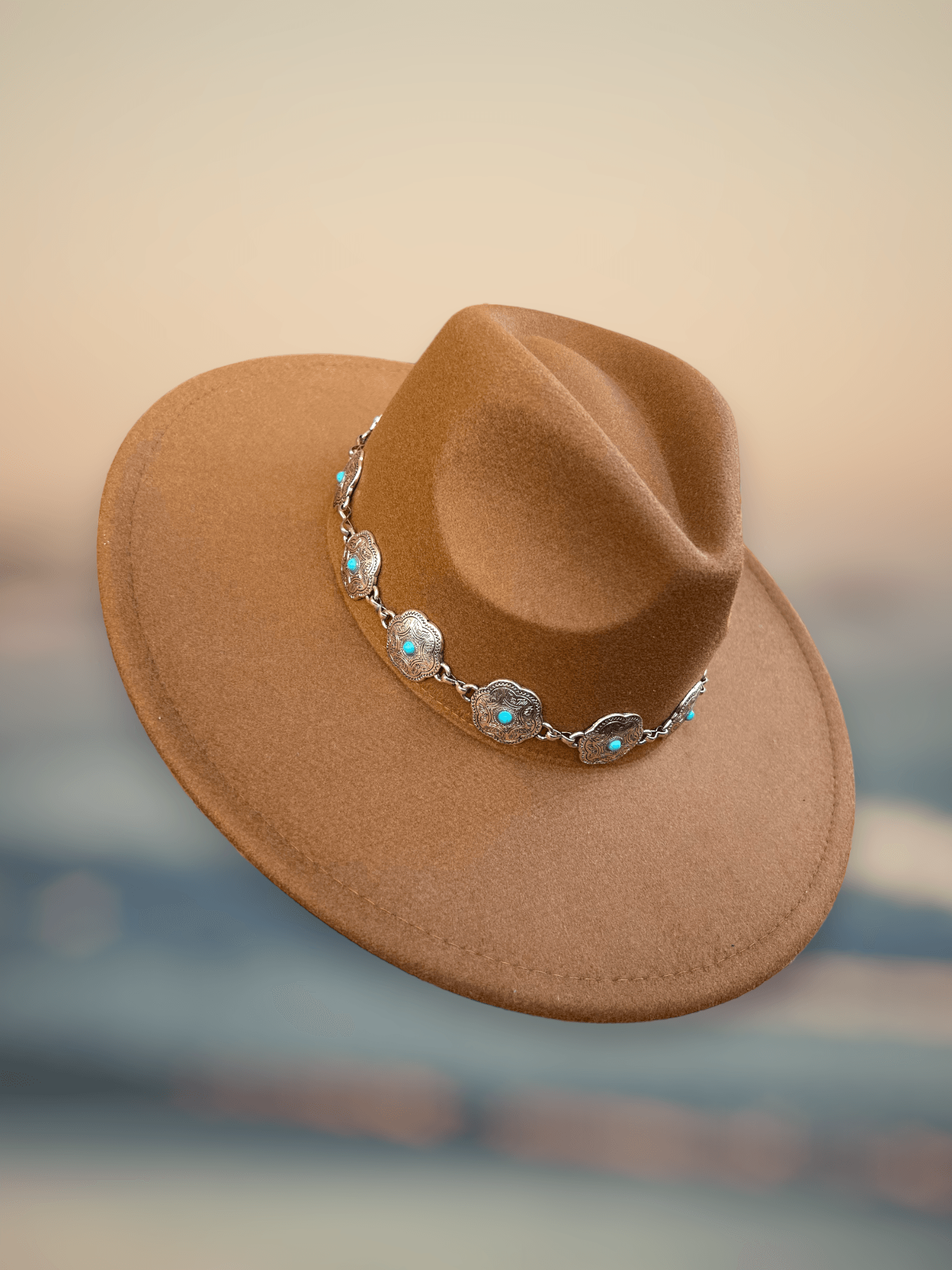 Stylish Bronco Hat showcasing its classic design and sturdy make, capturing the essence of the wild West.