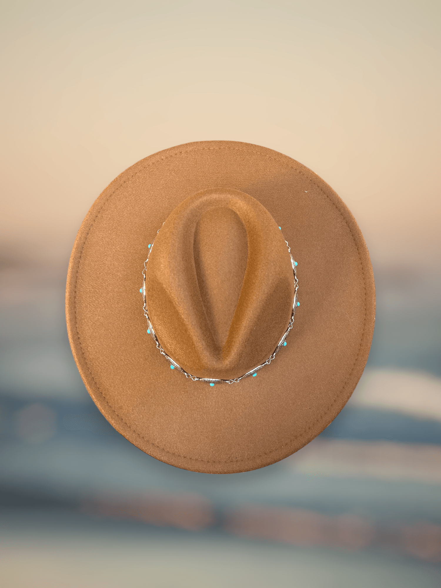Stylish Bronco Hat showcasing its classic design and sturdy make, capturing the essence of the wild West.