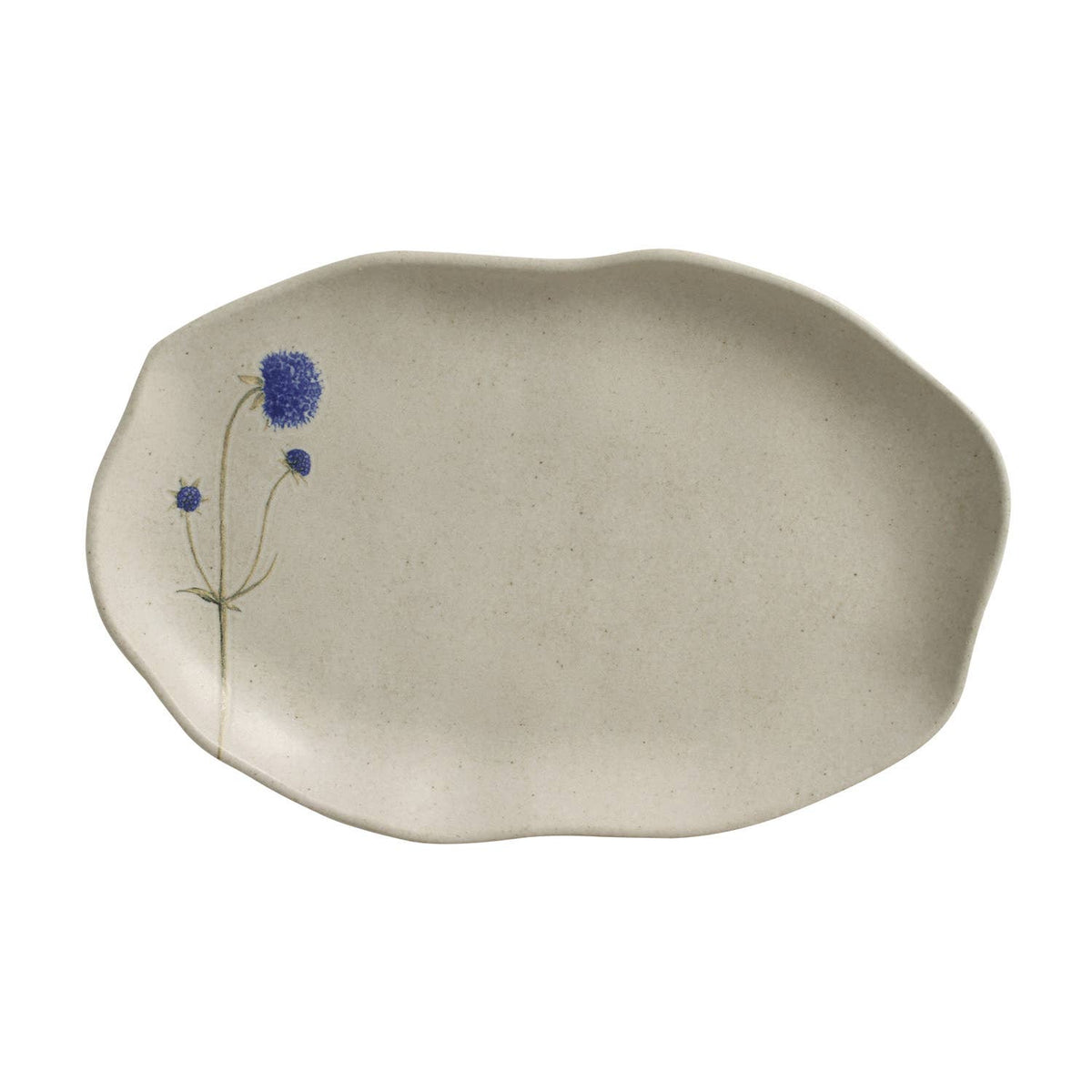 Shallow Oval Platter Medium Stoneware 11.81x7.87" Campestre