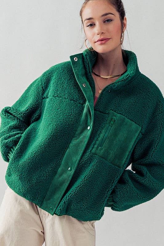 Pamela Fleece Jacket - Plush and Warm Winter Outerwear
