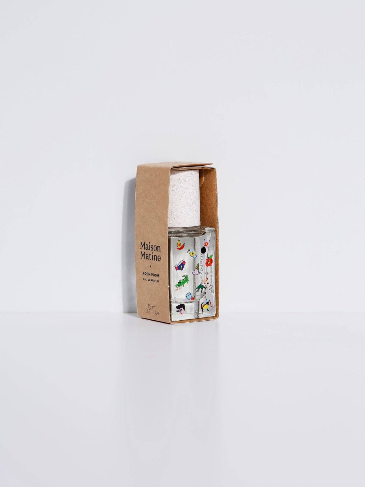 Maison Matine Poom Poom 15ml Eau de Parfum in eco-friendly packaging on white background