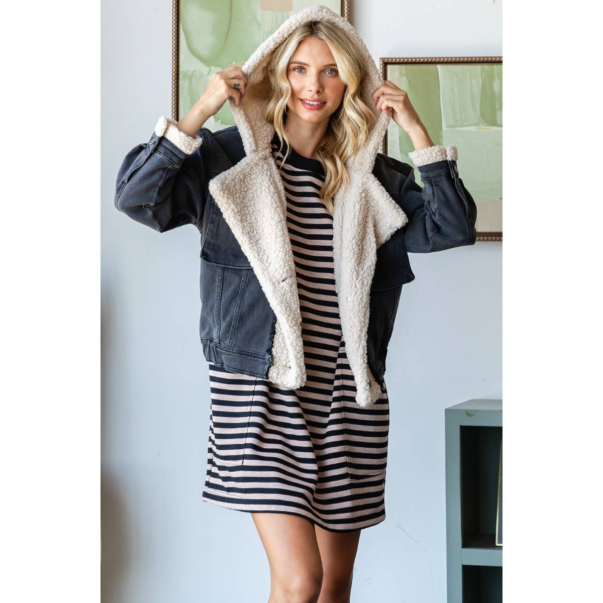 Aspen Hooded Denim Jacket
