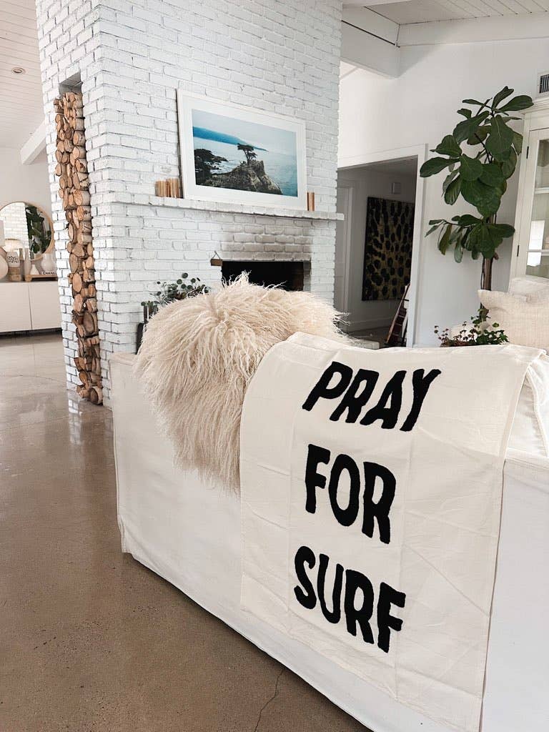 Pray For Surf Wall Hanging