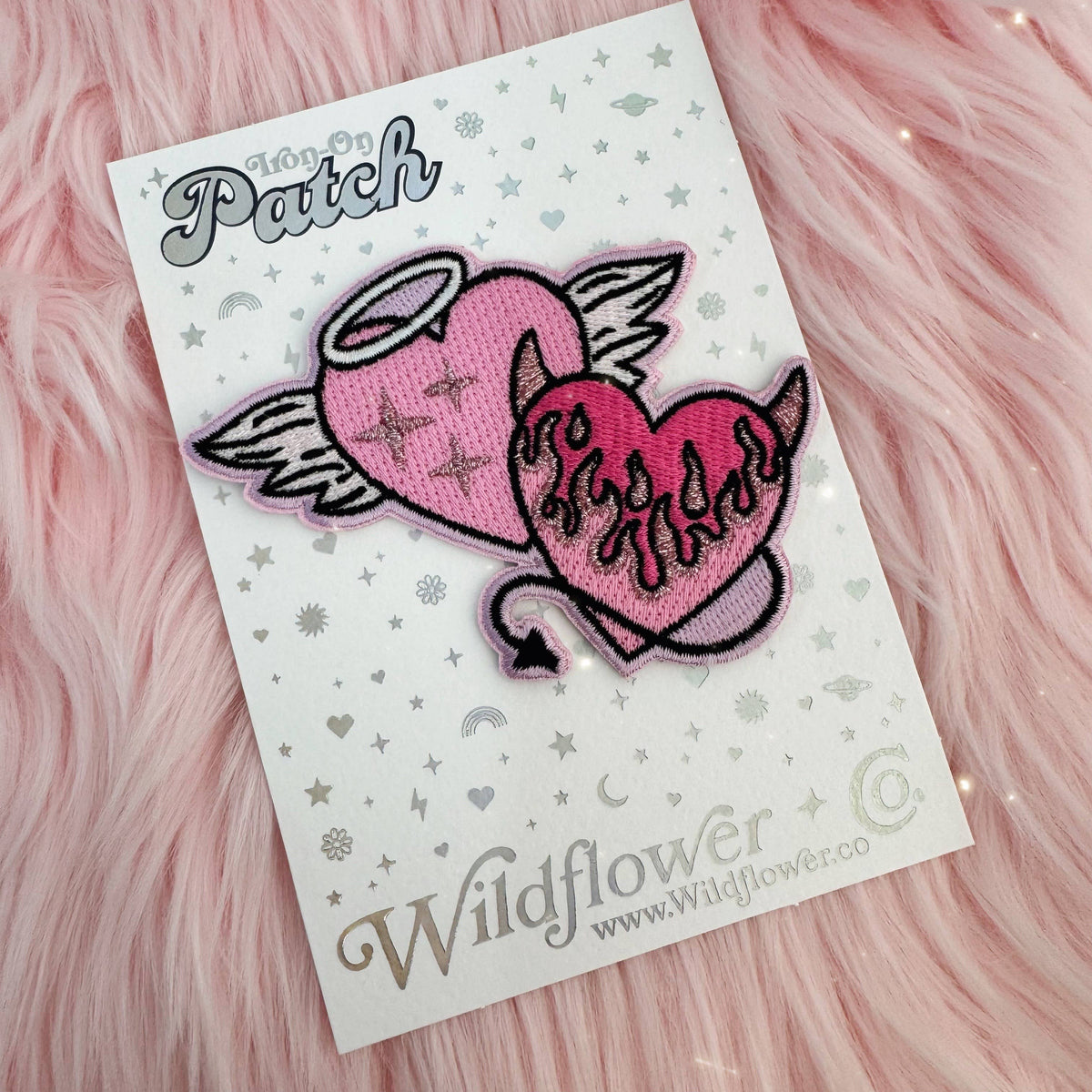 Angel & Devil Hearts Patch