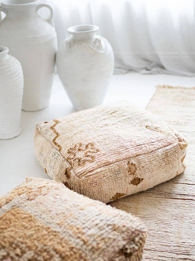 Moroccan Floor Cushions Pouf