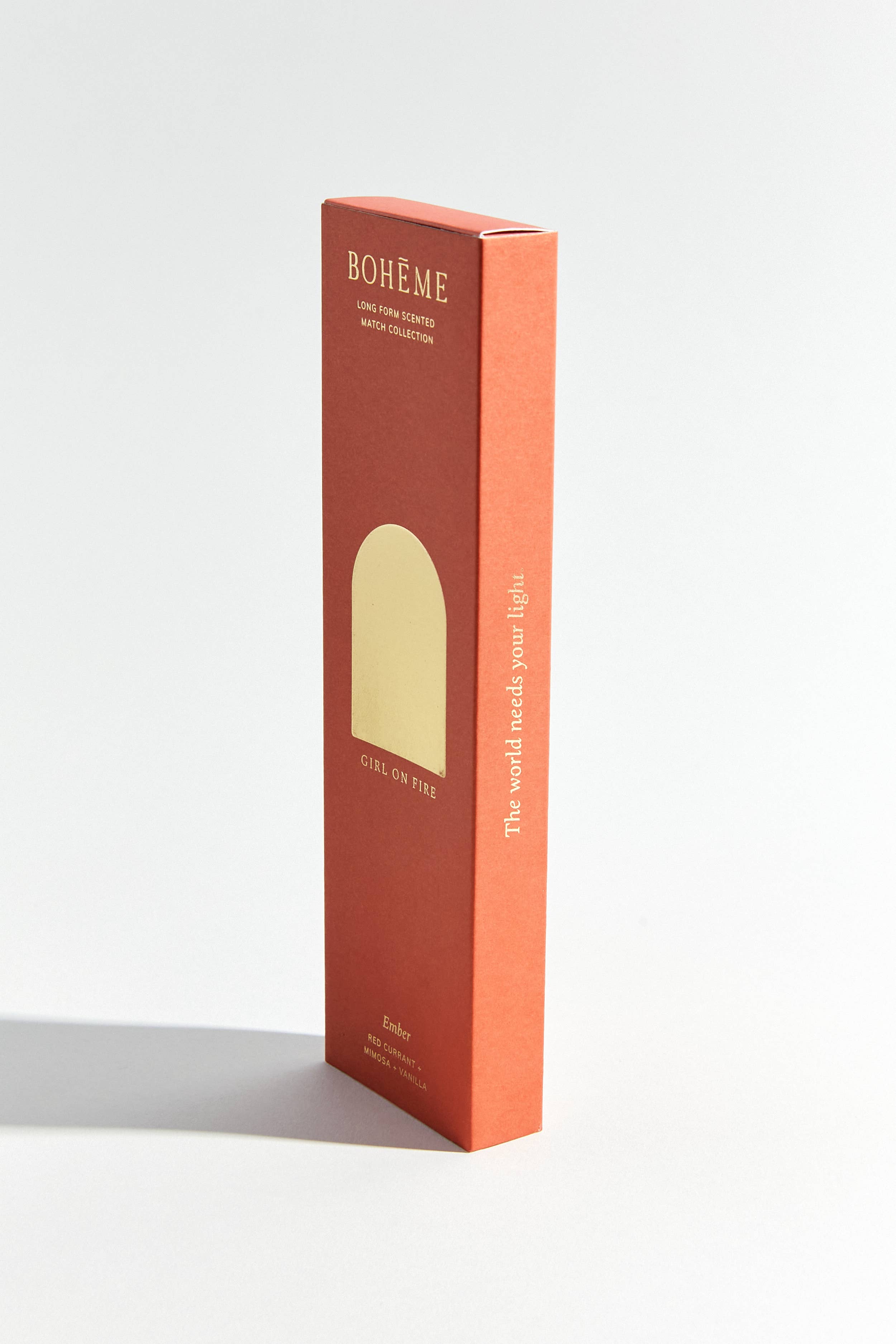 Red box with a yellow label on a white background