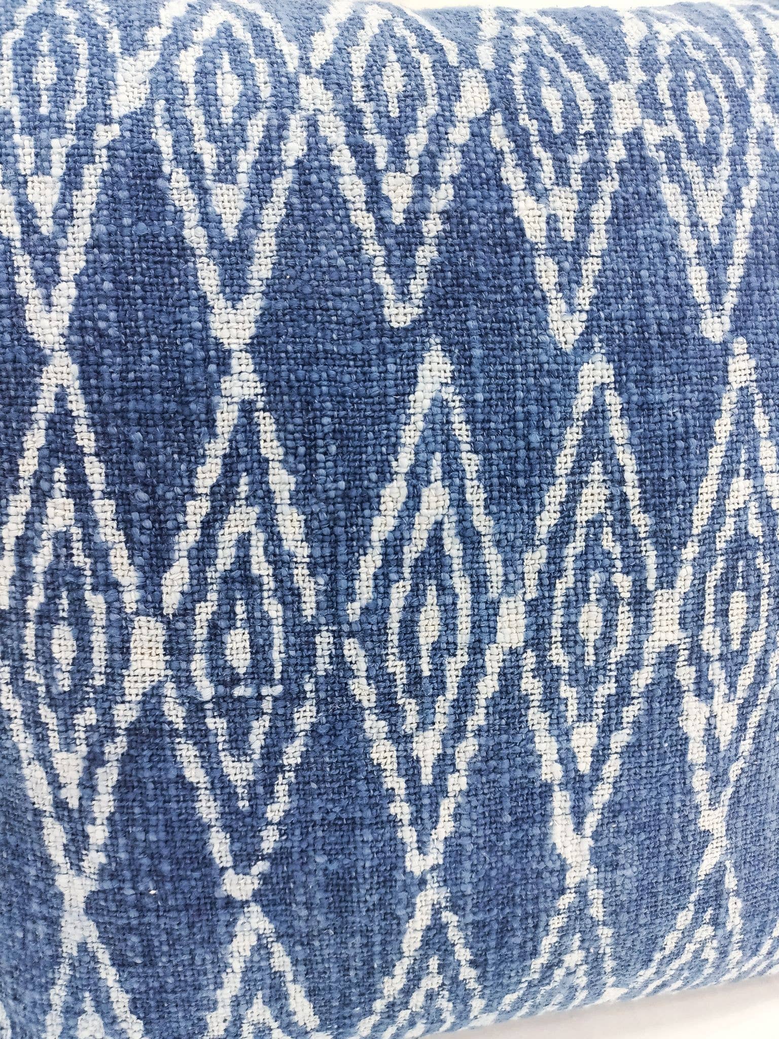 Indigo Blue Throw Pillow Cover: High-quality fabric pillow cover in rich indigo hue, epitome of sophistication.