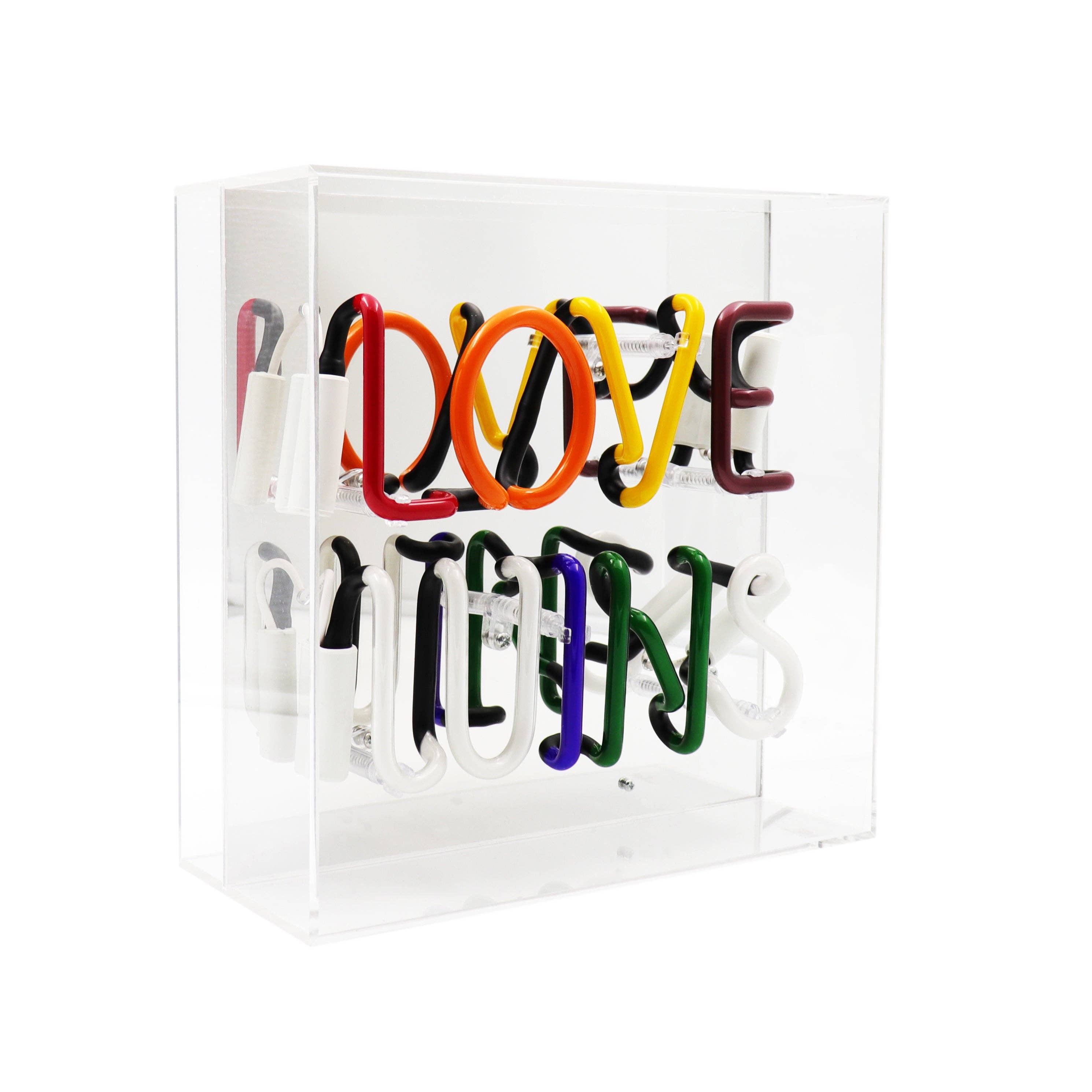 'Love Wins' Neon Light - A bright and inclusive symbol of love and unity.