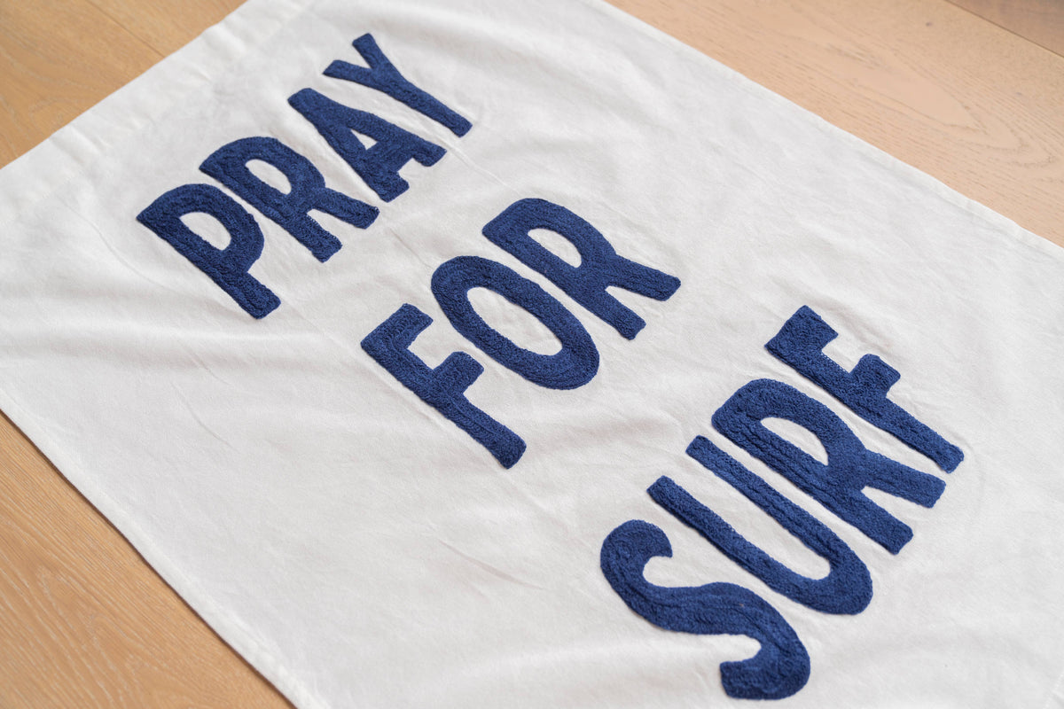 Pray For Surf Wall Hanging