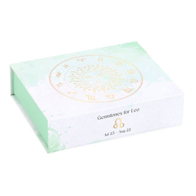 Leo Crystal Set - Yellow Jade, Tiger's Eye, Confidence Boosters