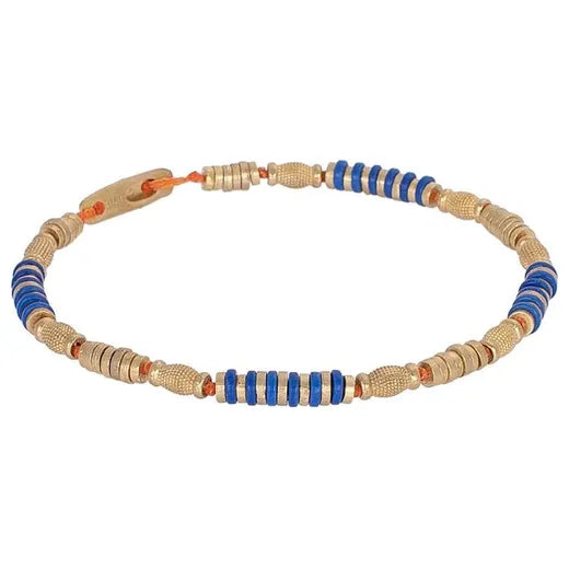 Tetra Anklet: A chic blend of geometry and boho flair for a stylish ankle adornment.