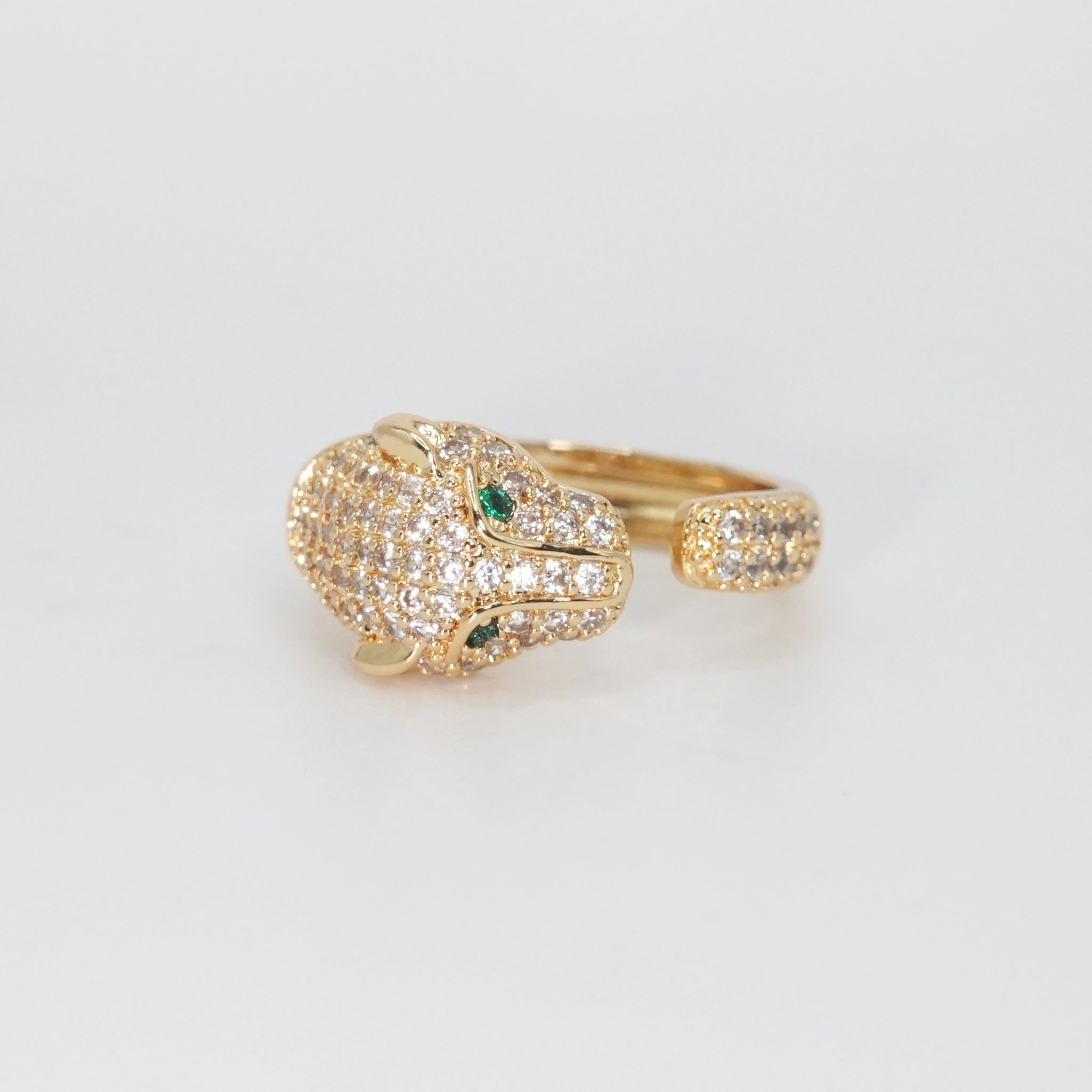 Fierce leopard-shaped accessory for wild elegance and bold style.