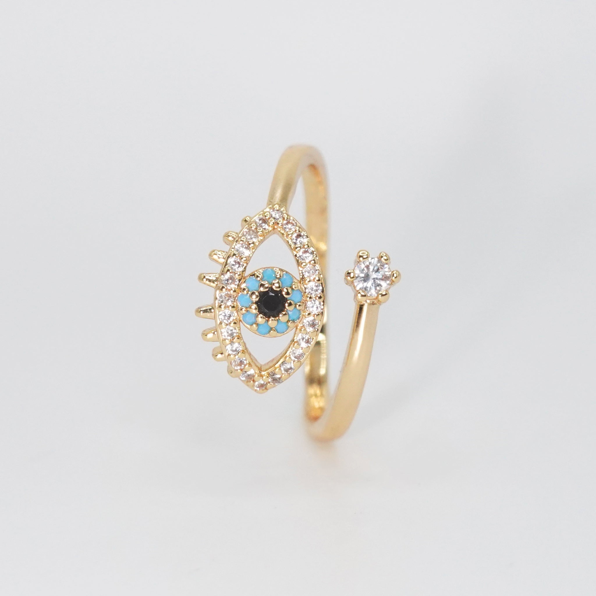 Seaview Ring - Eye-shaped design ring.