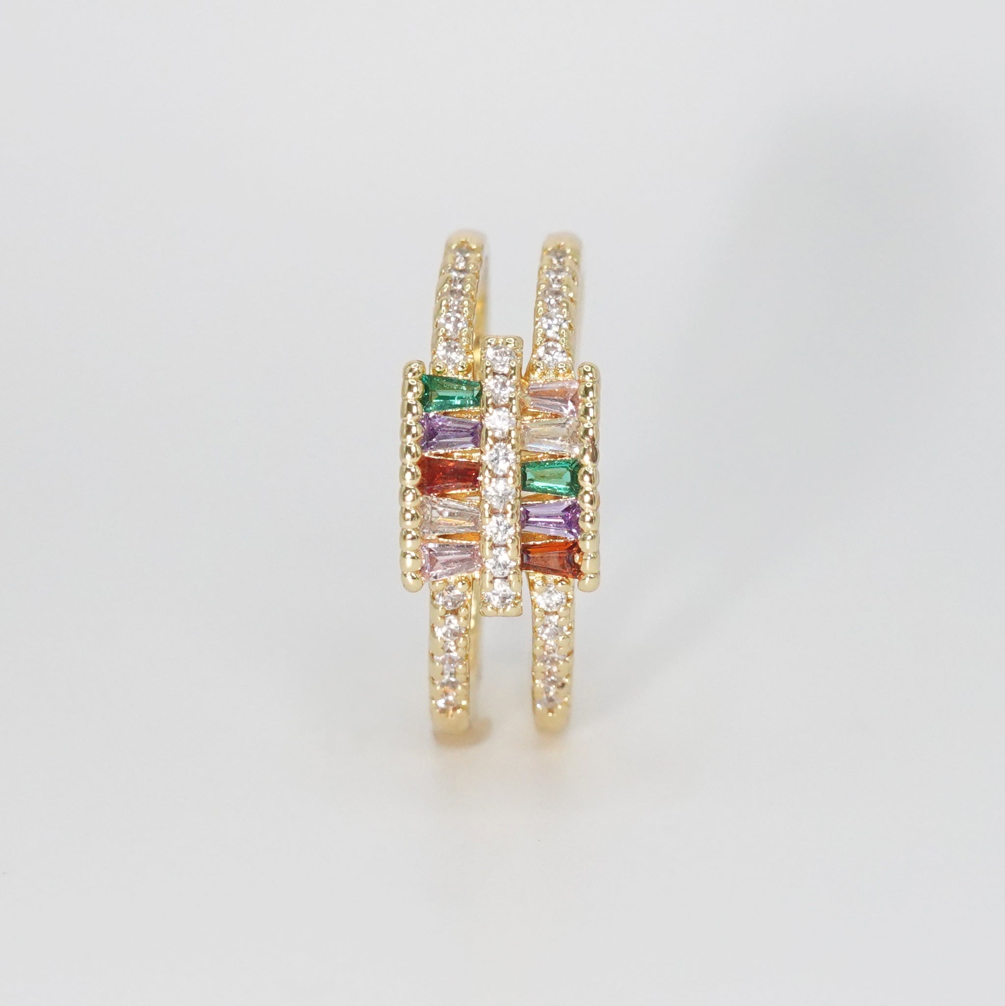 Fairfax Ring - Stunning accessory adorned with colorful and shiny stones.