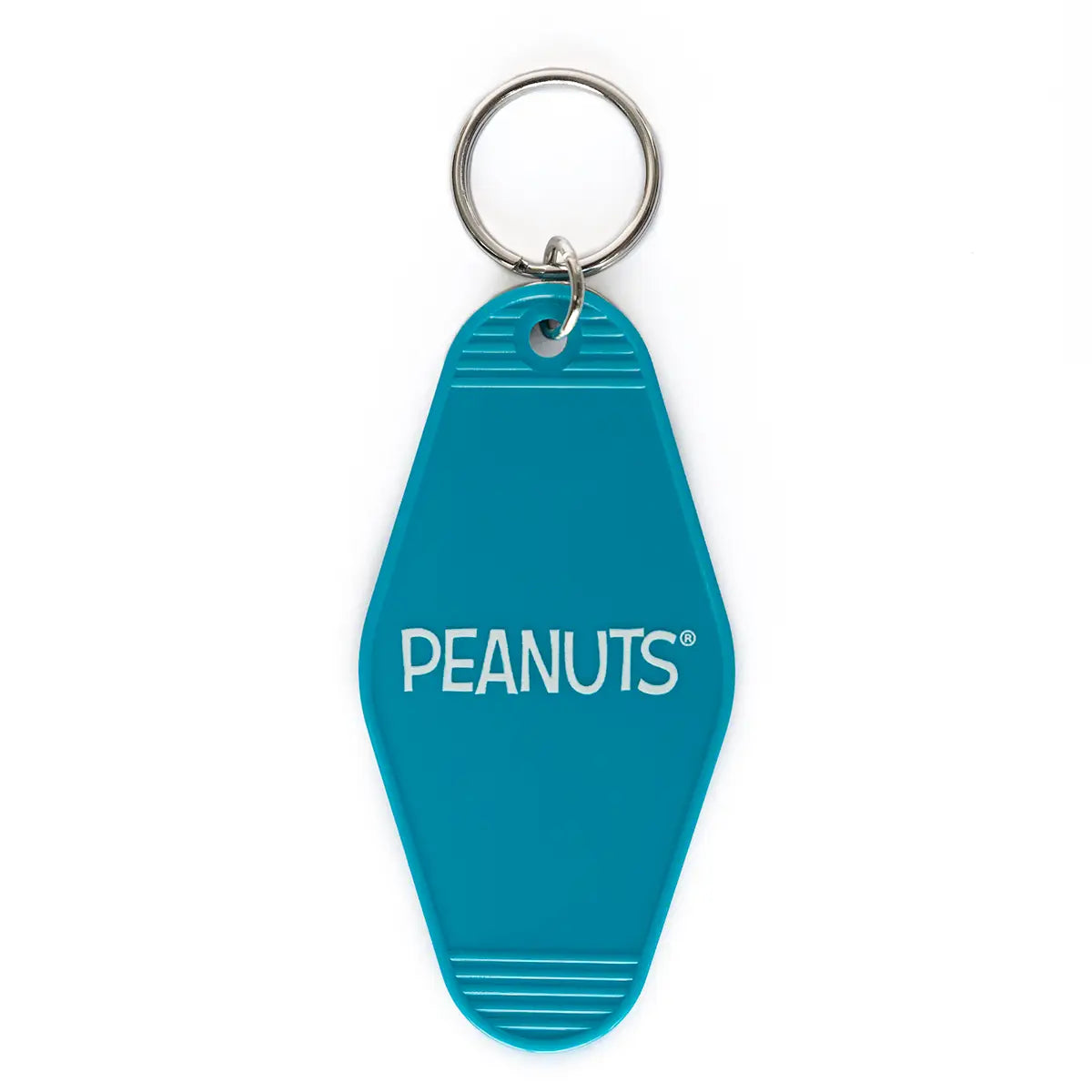 Peanuts Snoopy Surf Key Tag - Snoopy catching a surf, a durable and charming key accessory for surf enthusiasts.