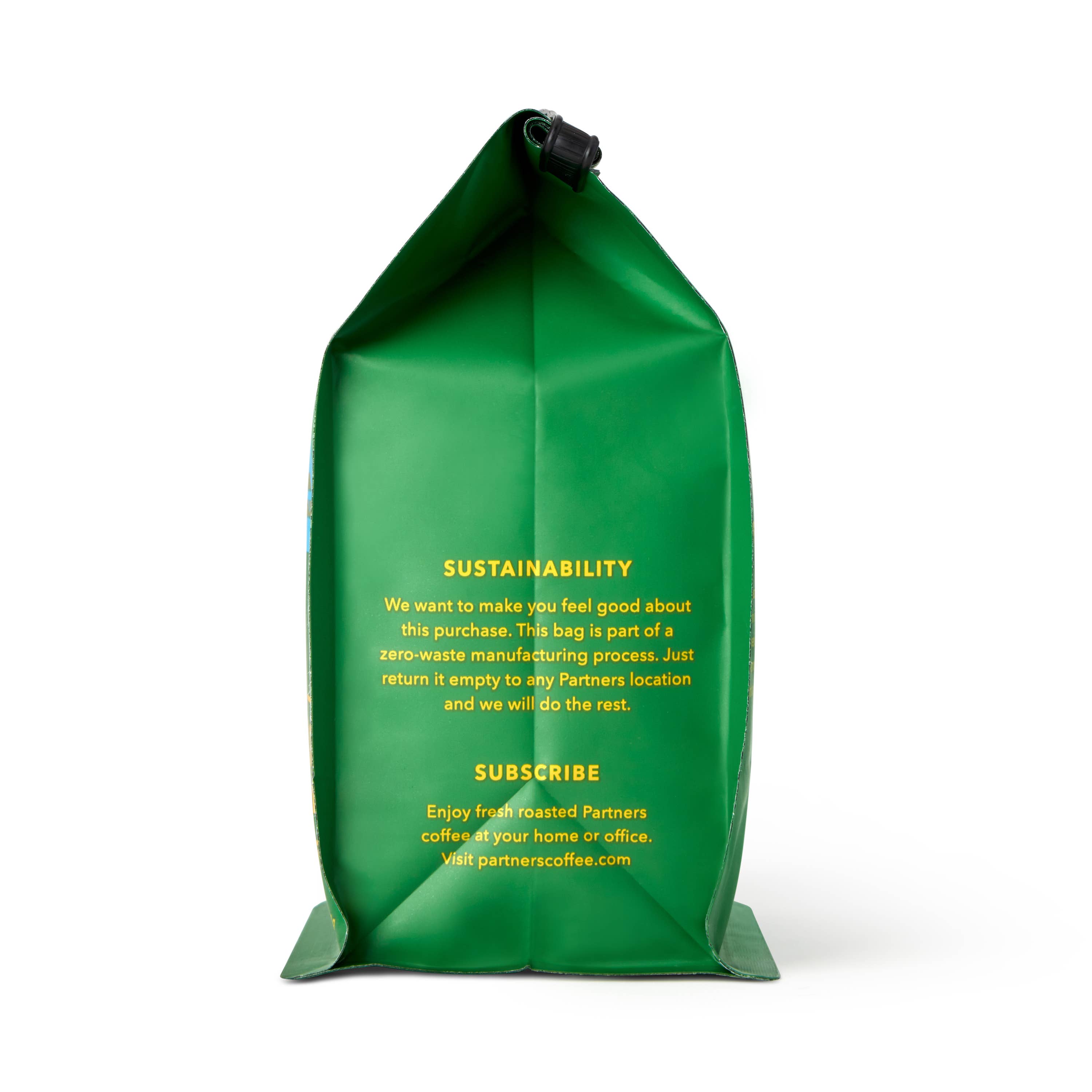 Partners Coffee - Ghost Town Decaf Whole Bean Coffee - 12oz Bag