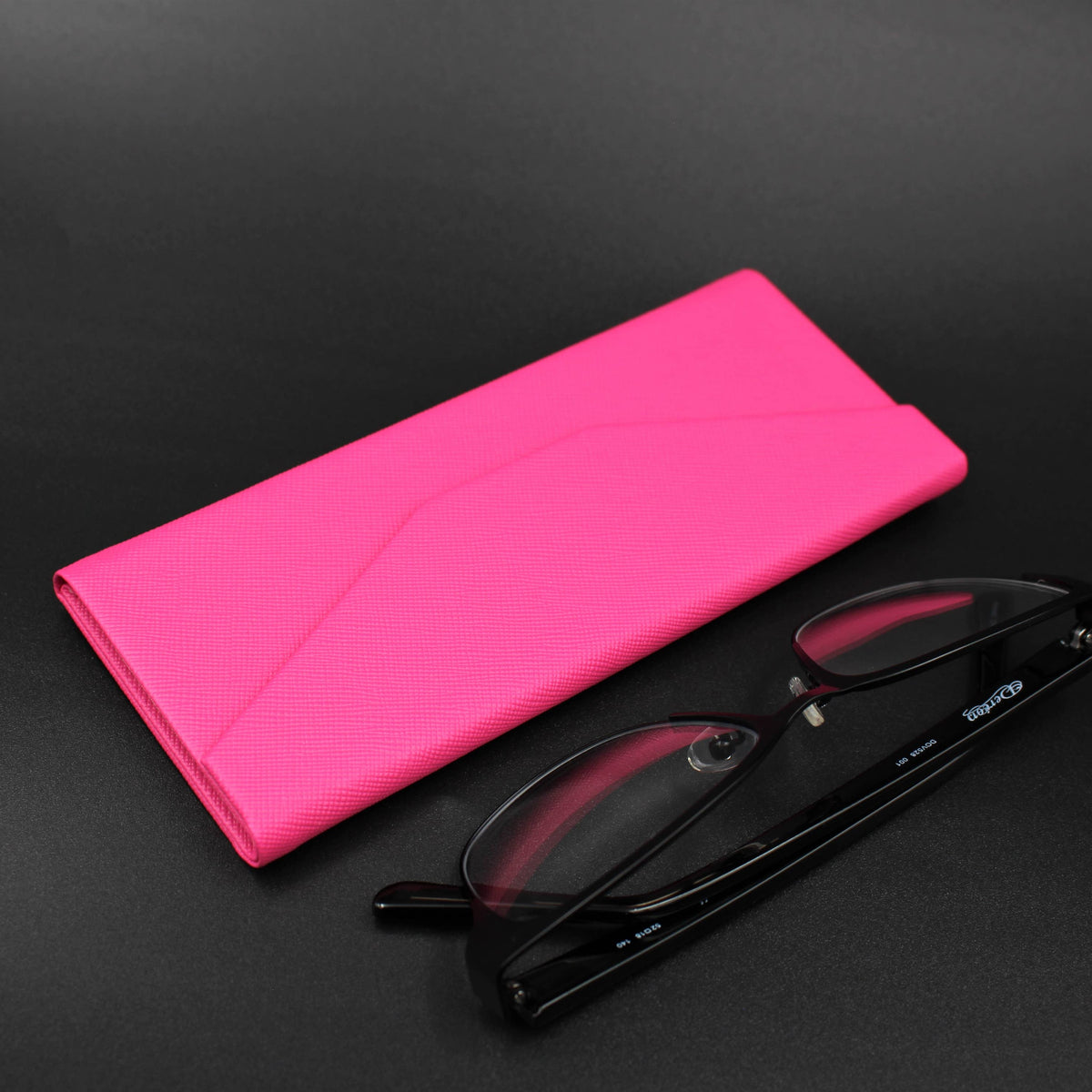 Fuchsia Folding Glasses Case