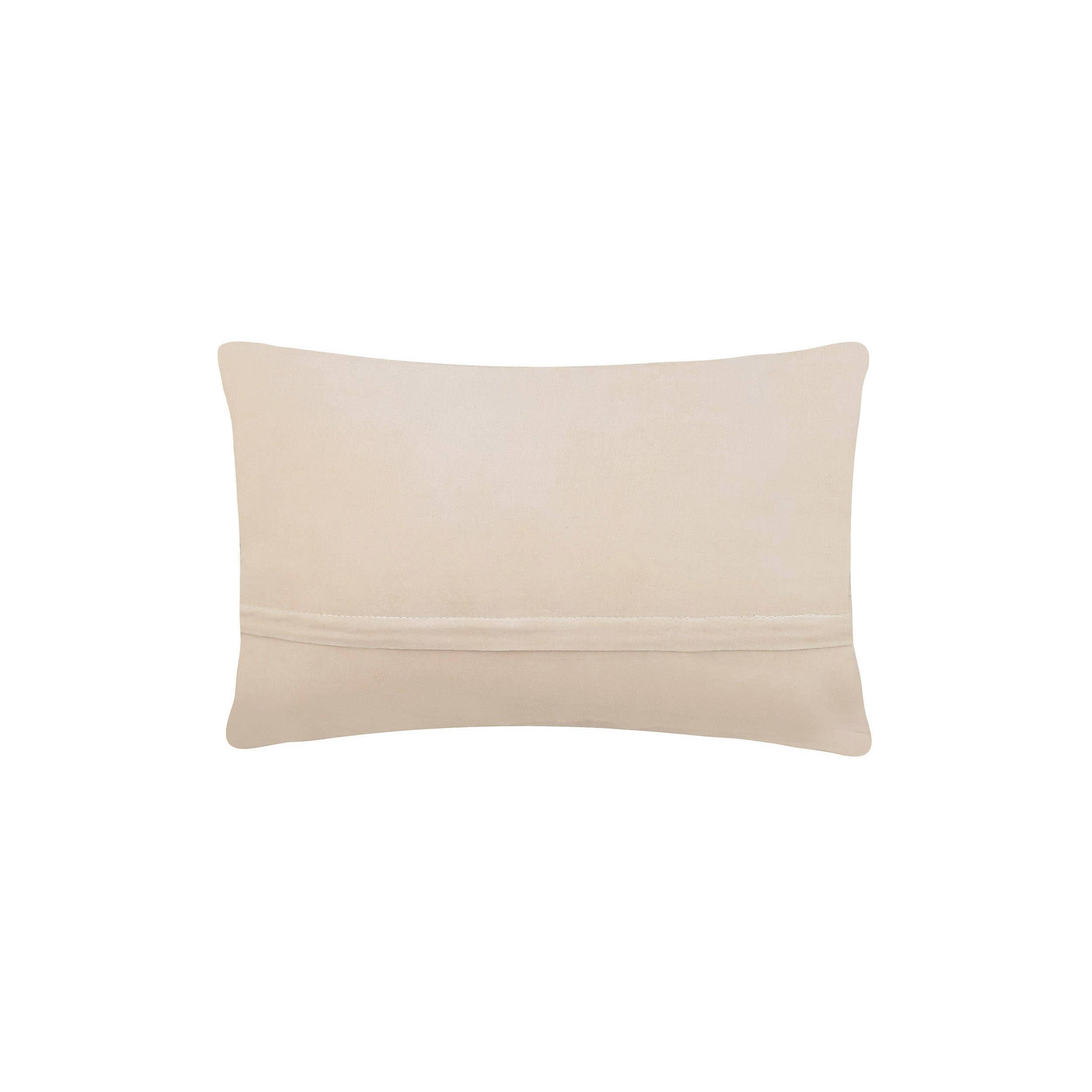 Hook pillow with red heart and bold black text reading “MY CAT” on a neutral cream background.