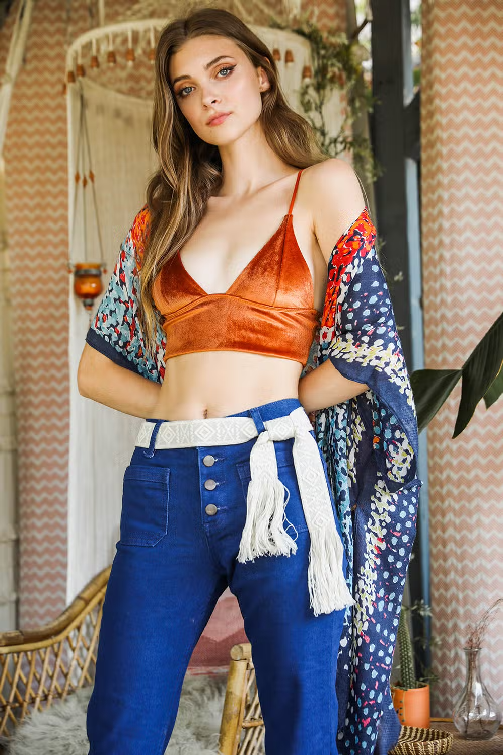 Luxurious Forma Velvet Bralette featuring sumptuous velvet and delicate lace, a symbol of comfort and elegance.