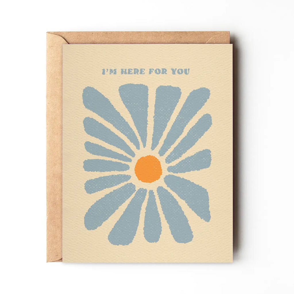 I'm Here For You Card - Thoughtful design for offering support.