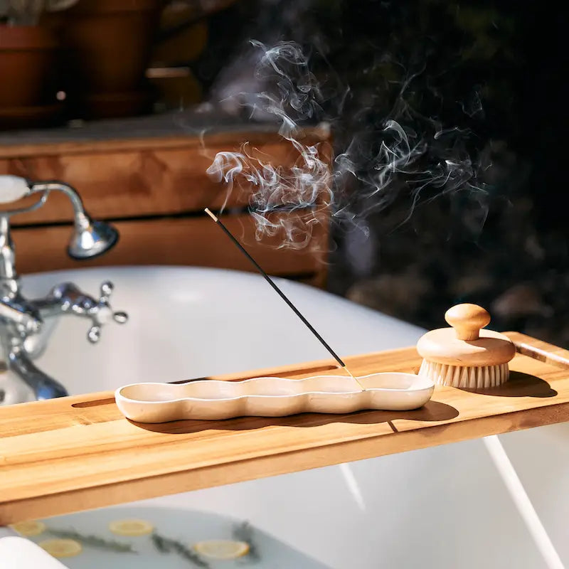 P.F. Candle Teakwood & Tobacco Incense - Hand-dipped incense sticks with the rich aroma of teakwood and tobacco.