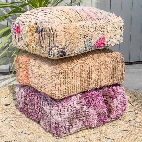 Moroccan Floor Cushions Pouf