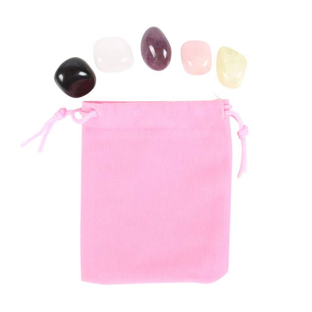Aries Crystal Set - Red Jasper, Carnelian, Energizing Crystals