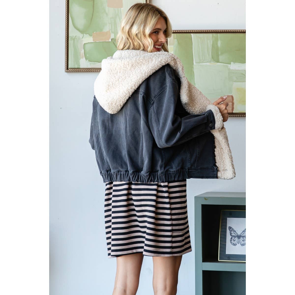 Aspen Hooded Denim Jacket