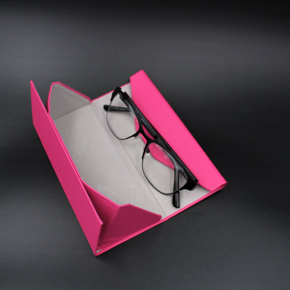 Fuchsia Folding Glasses Case