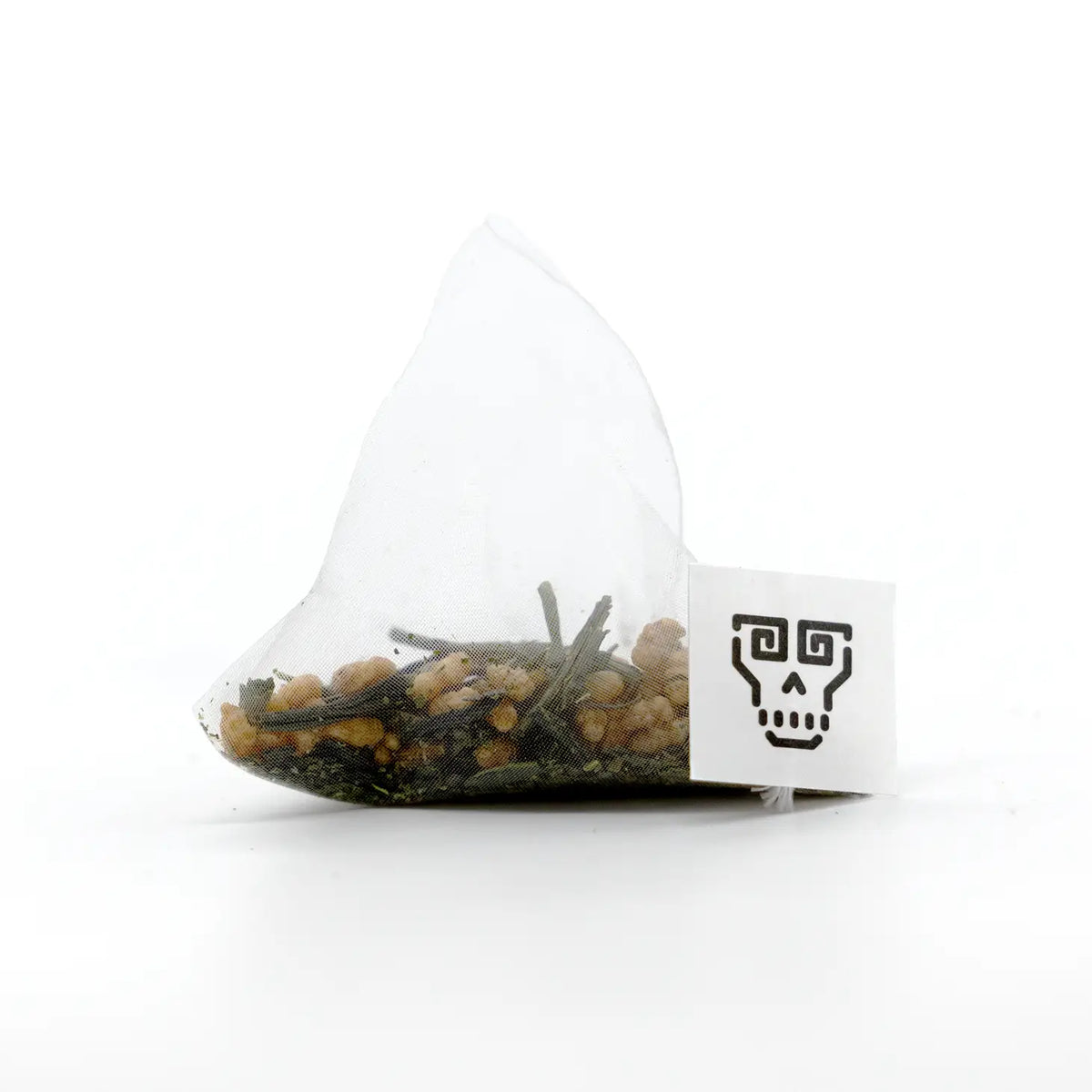 Genmaicha tea, a unique blend of Kyoto-grown Sencha tea and toasted brown rice, offering a refreshing, nutty flavor.