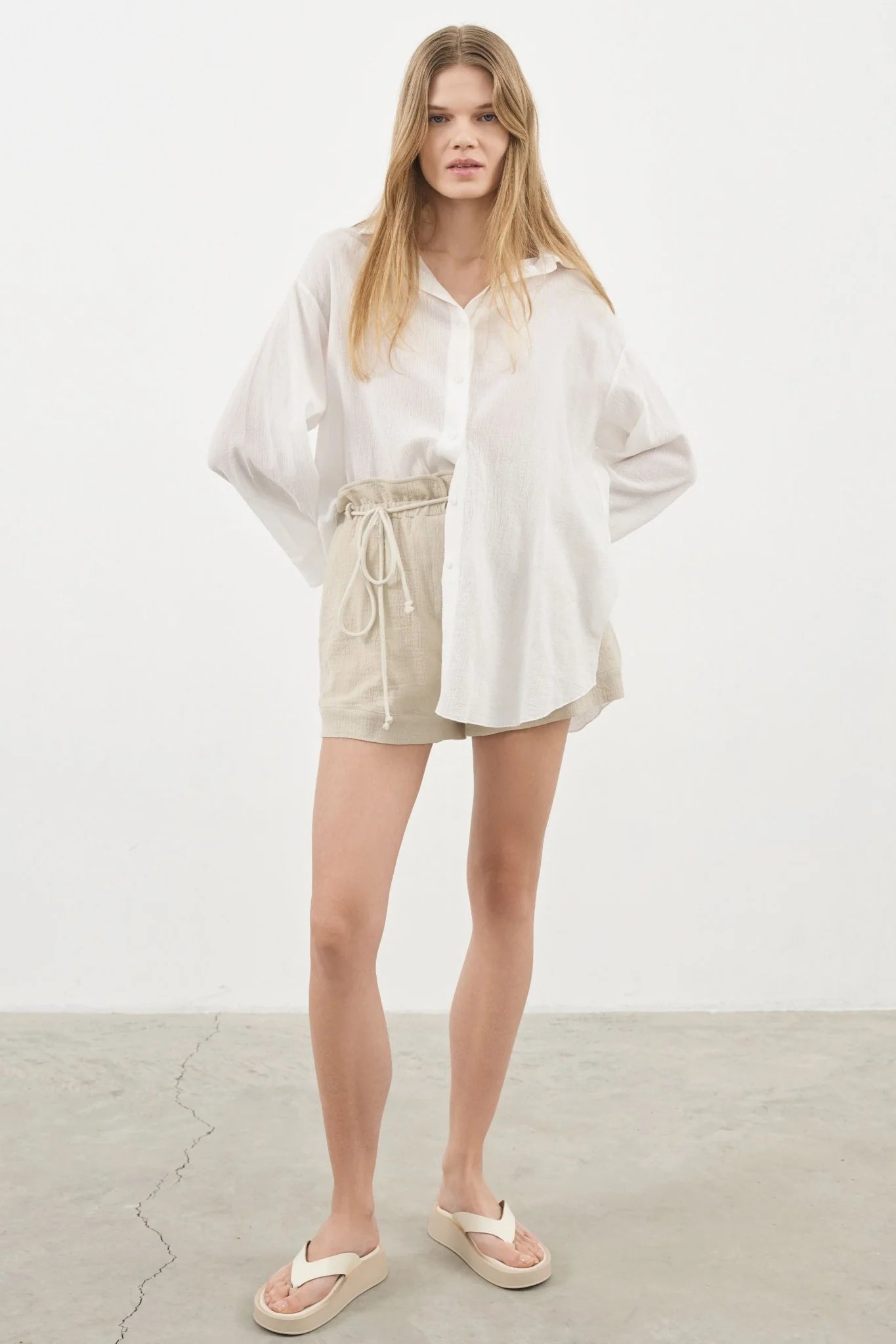 June Short - Stylish and comfortable shorts made from 100% Turkish cotton.