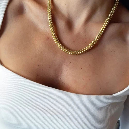 Milan Necklace: A timeless symbol of sophistication, this exquisite piece adds an elegant touch to any ensemble.
