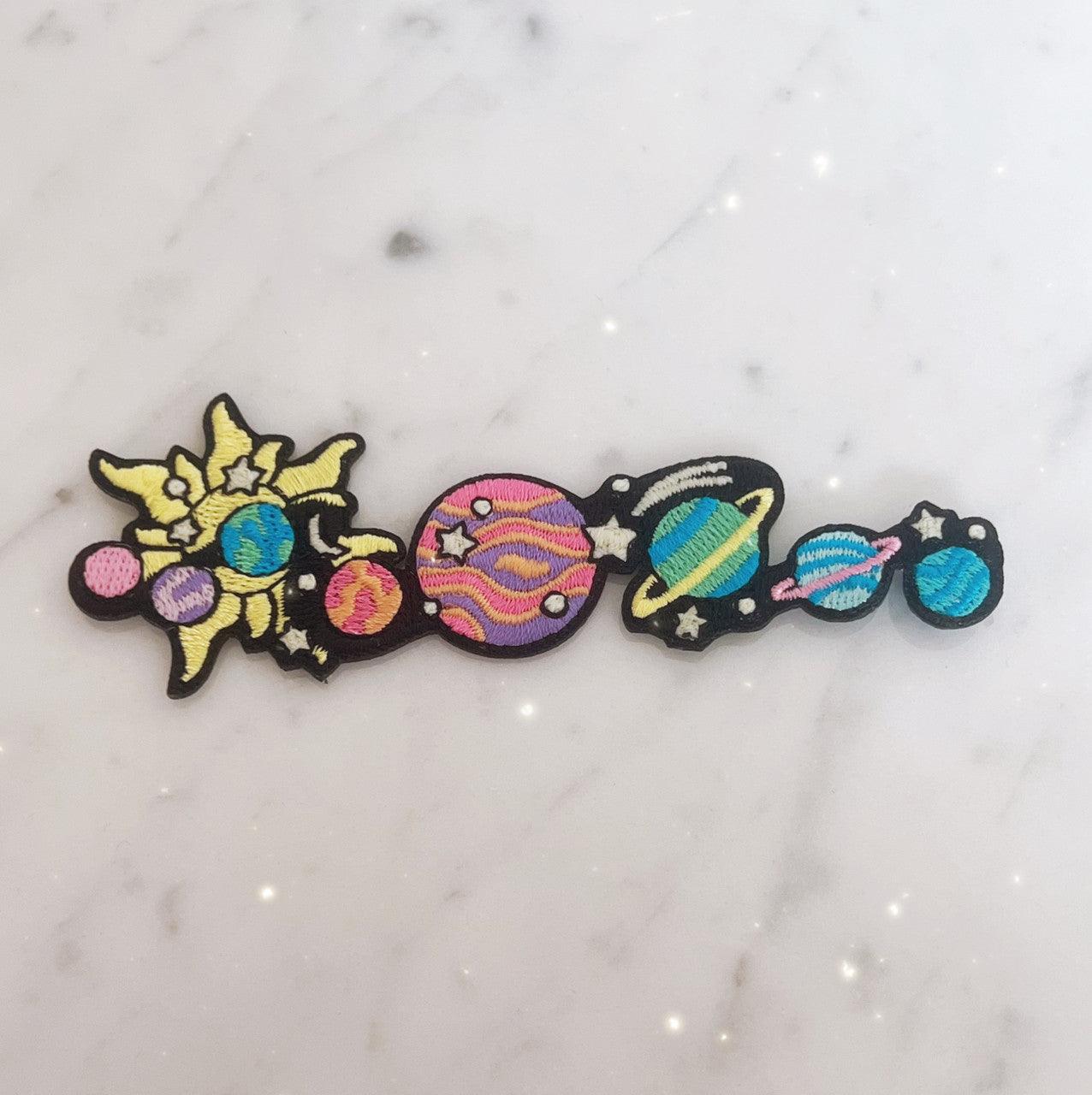 Large Galaxy Space Patch, featuring a detailed cosmic design with galaxies, stars, and nebulae, symbolizing endless exploration.