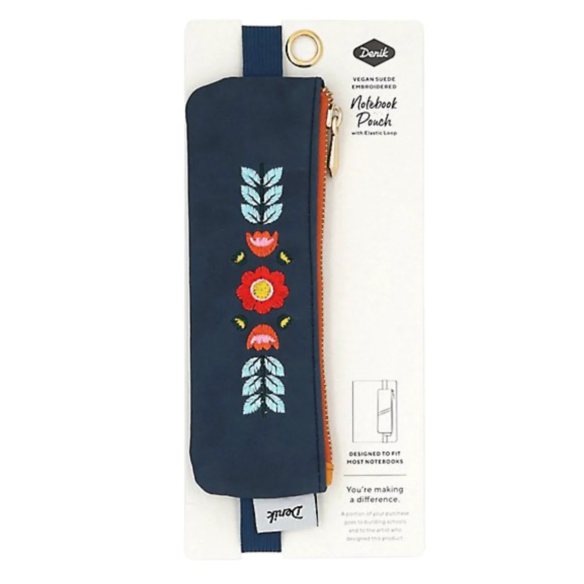 Floral Pencil Pouch - A stylish and practical pouch with a charming floral design for storing pencils and stationery.