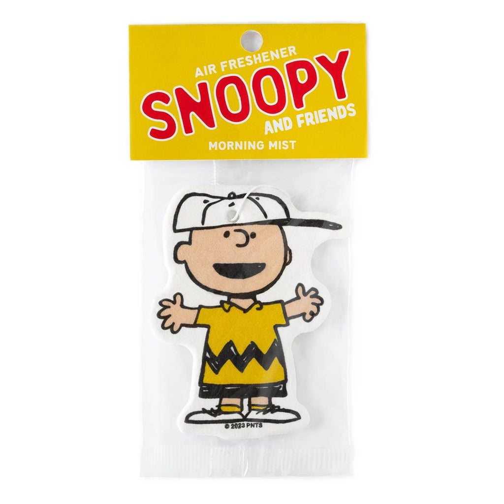 Peanuts - Charlie Brown Air Freshener: Infuse your car with joy and nostalgia. Hang this iconic air freshener for a delightful scent and a touch of Peanuts charm.