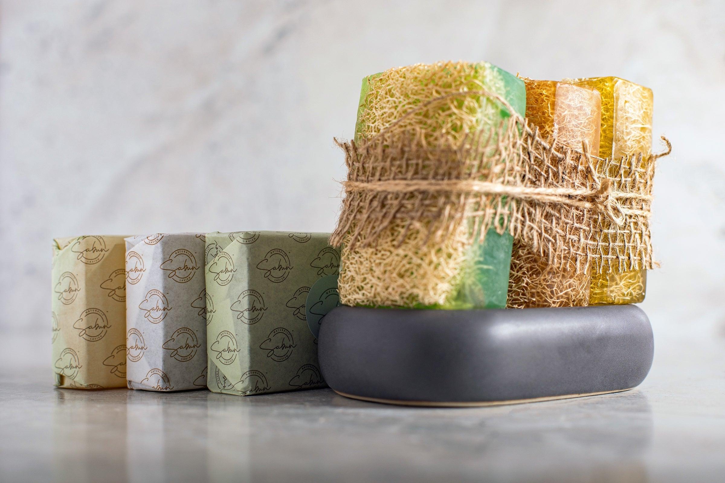 Aloe Vera Much Soap, a lush green bar promising gentle, moisturizing skin care.