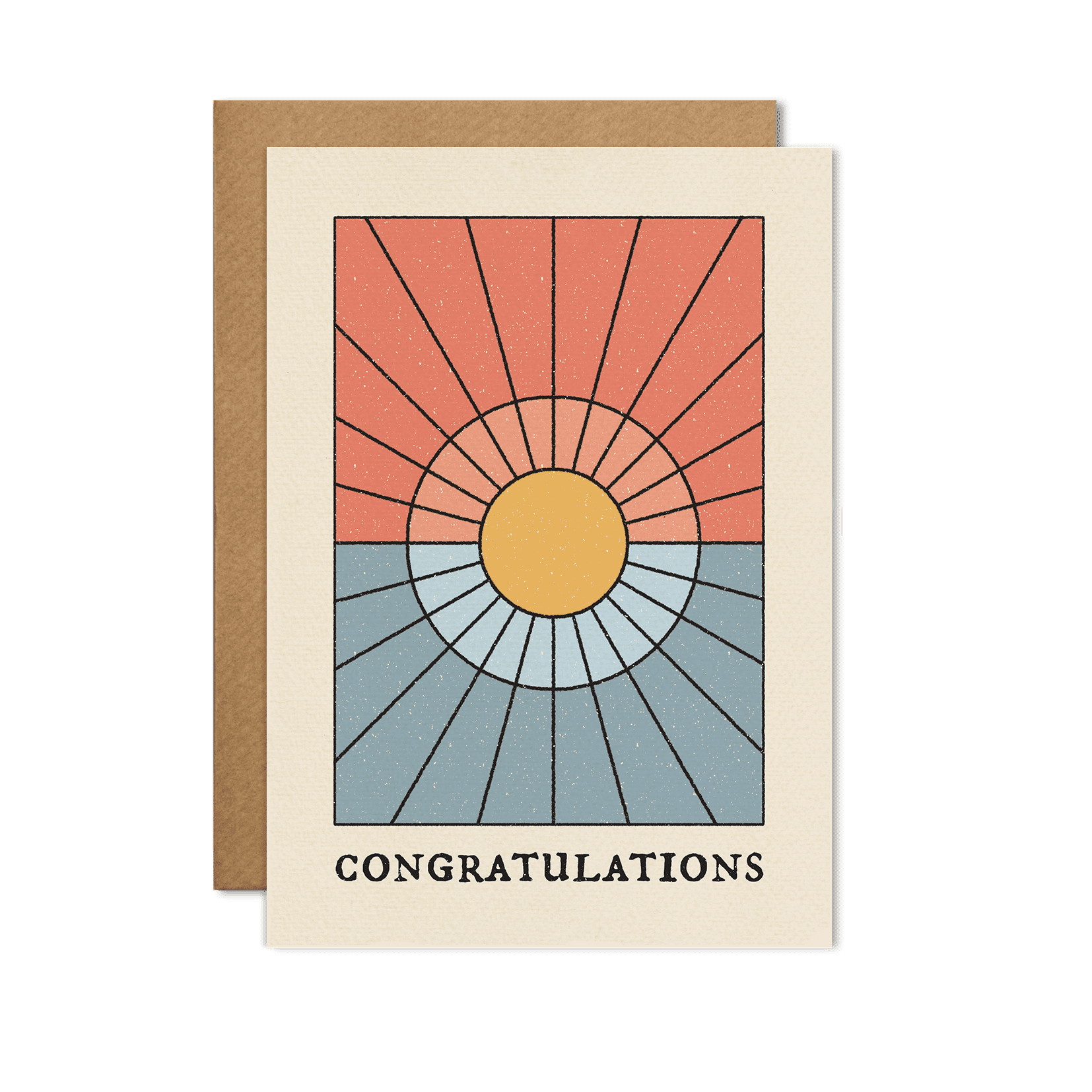 Vibrant, festive Congratulations Card on a neutral background, featuring a celebration-themed design and positive message.
