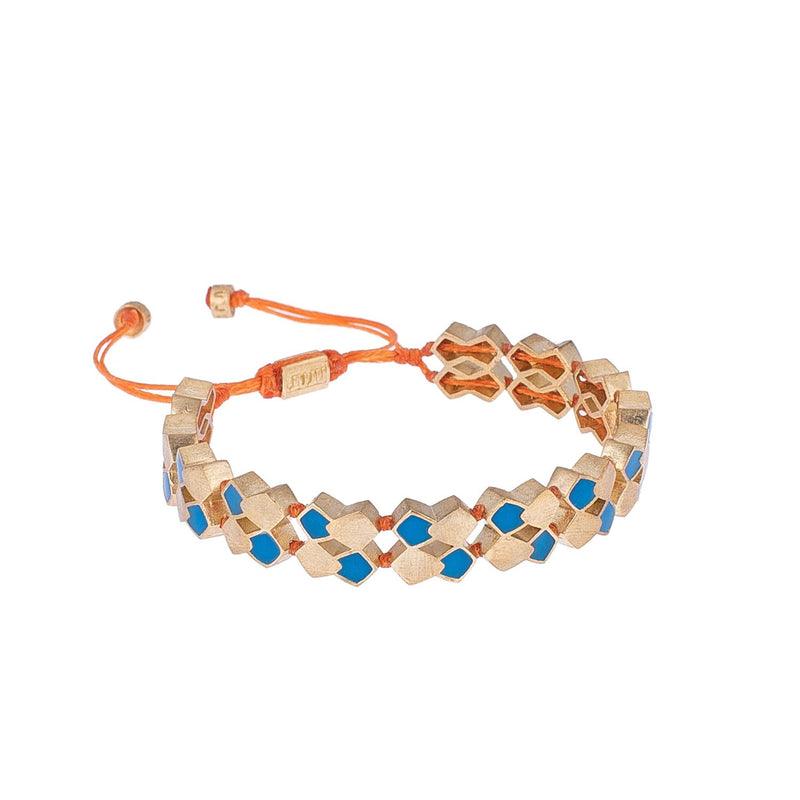 Beehive Bracelet: Embrace nature's elegance with this intricately designed bracelet featuring honeycomb motifs, symbolizing community and industrious charm.