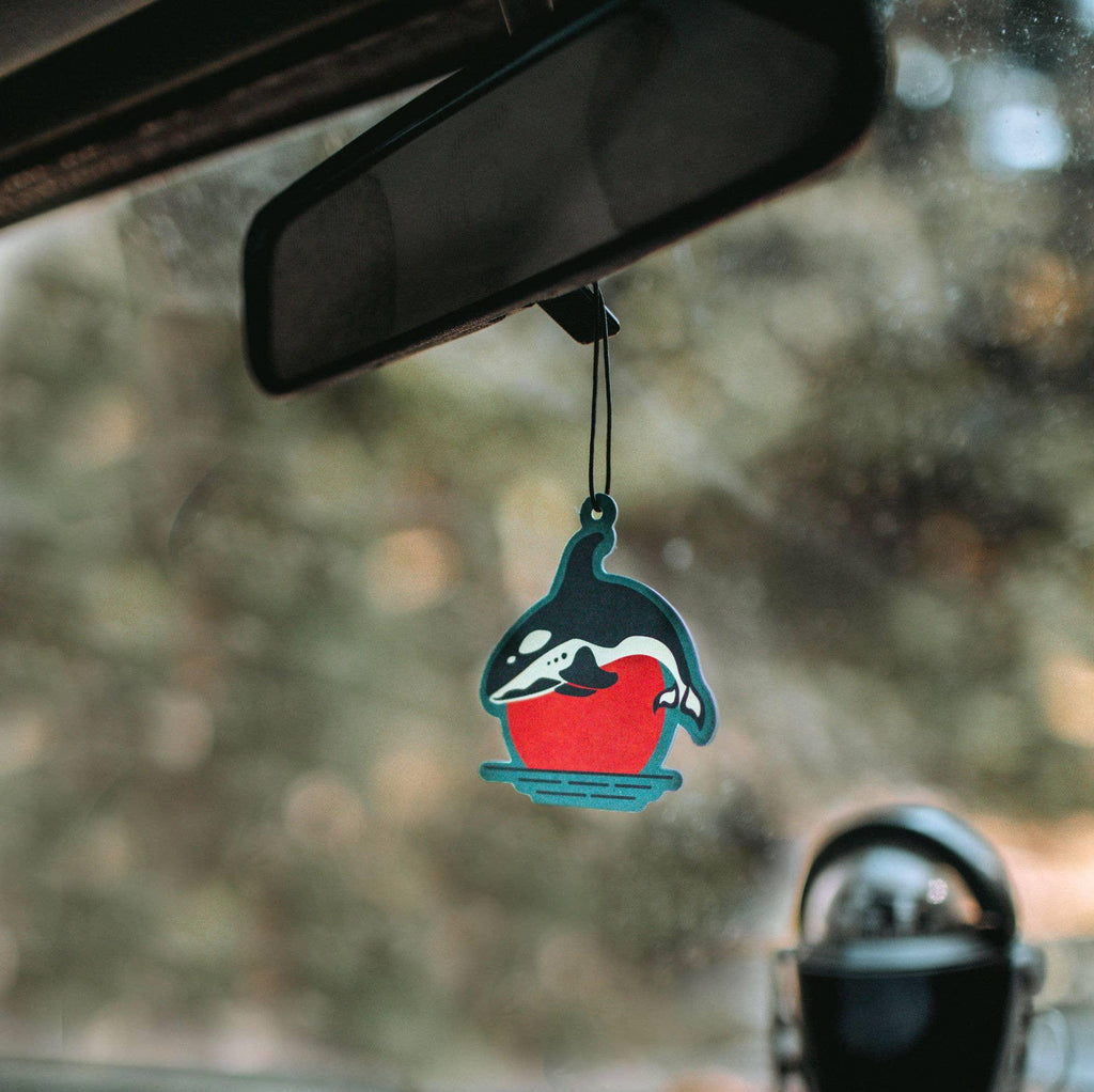 The San Juan Islands Air Freshener with a refreshing sea breeze scent.