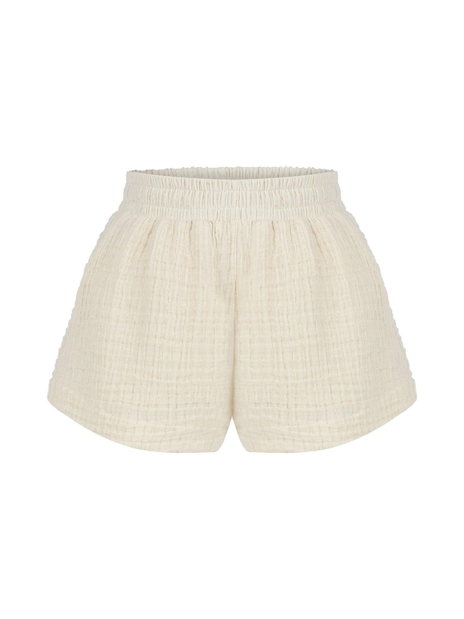 Echo Boy Short - Playful and comfortable boy short with delicate lace detailing.