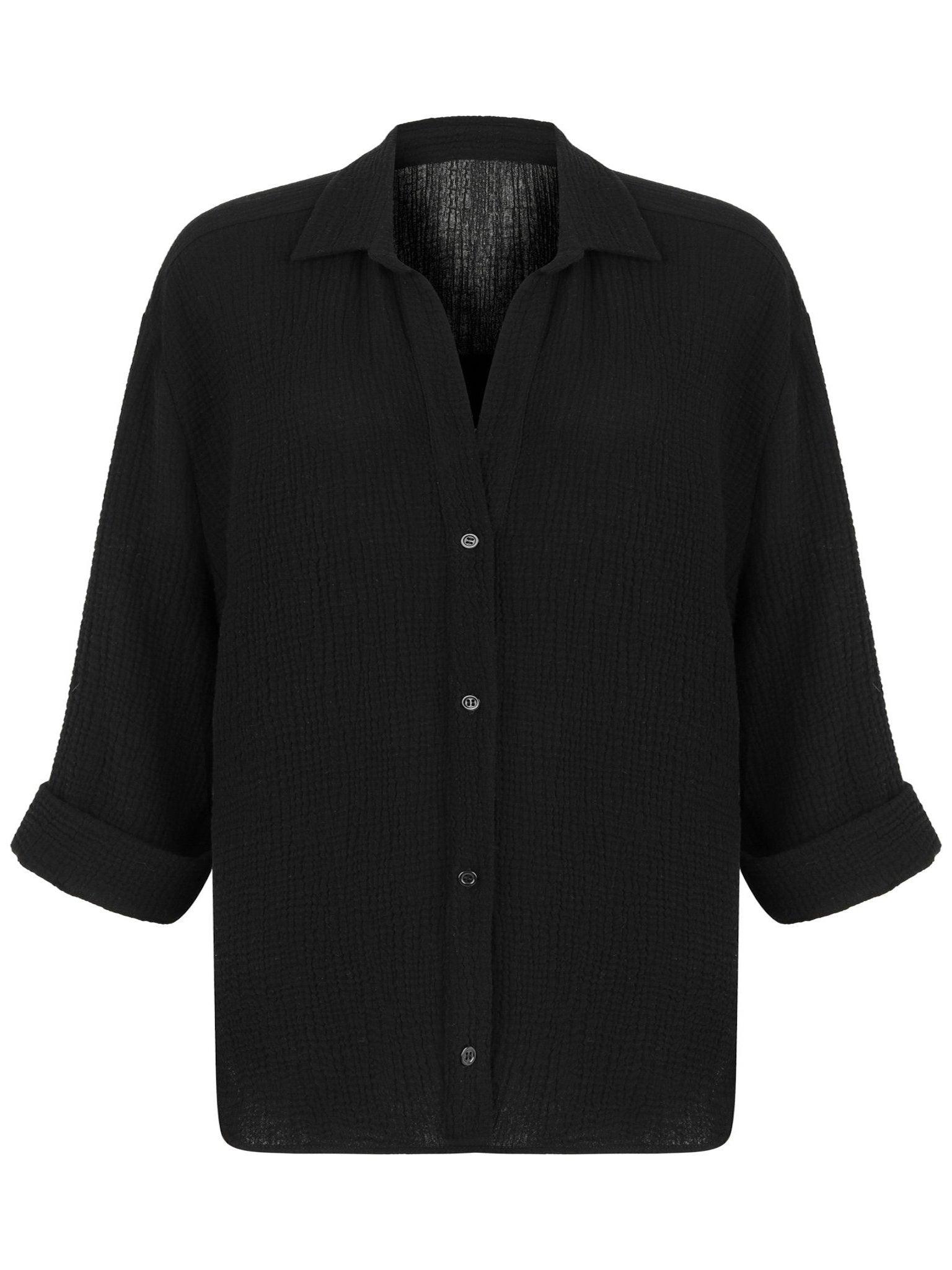 Echo Maxi Shirt - Effortlessly elegant women's shirt with flowing silhouette and maxi length.