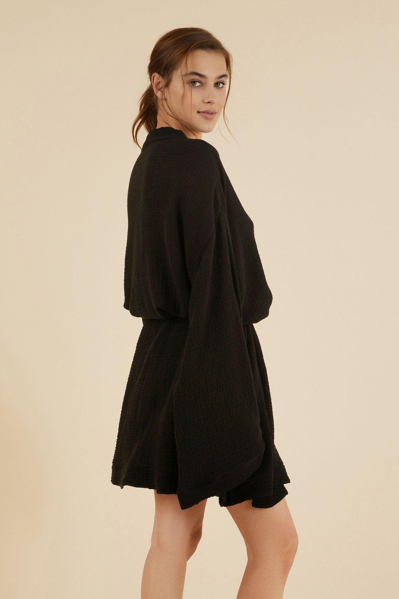 Luna Kimono - Stunning and versatile kimono with intricate patterns and wide sleeves.