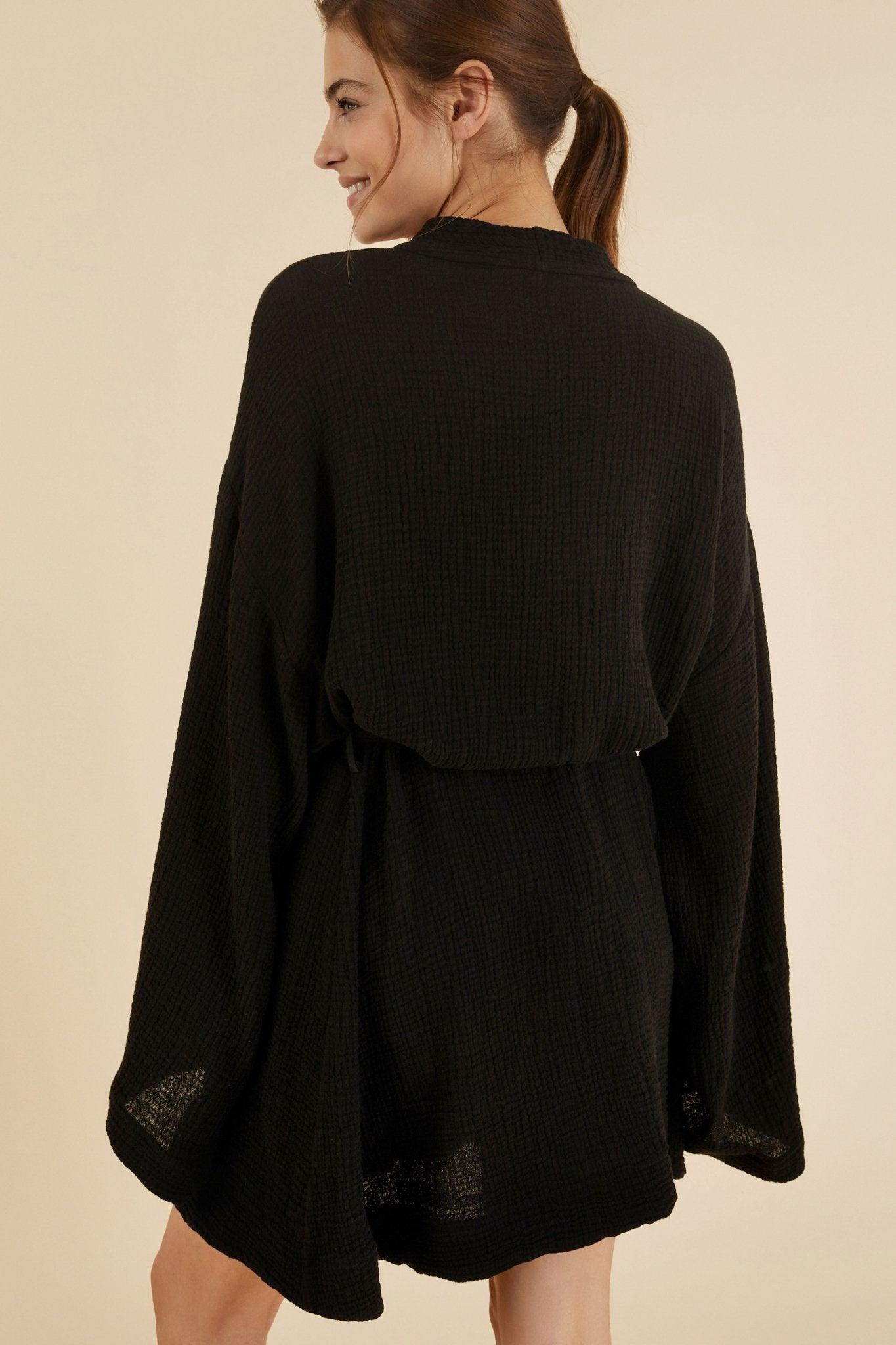 Luna Kimono - Stunning and versatile kimono with intricate patterns and wide sleeves.