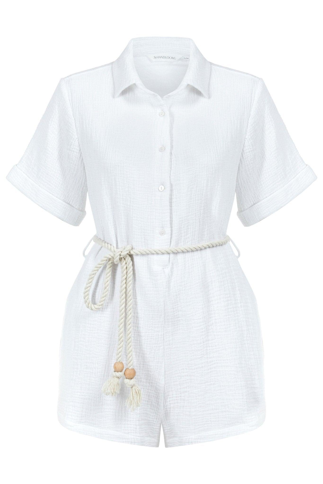 Mia Romper - Chic and versatile women's romper with a flattering silhouette and playful design.
