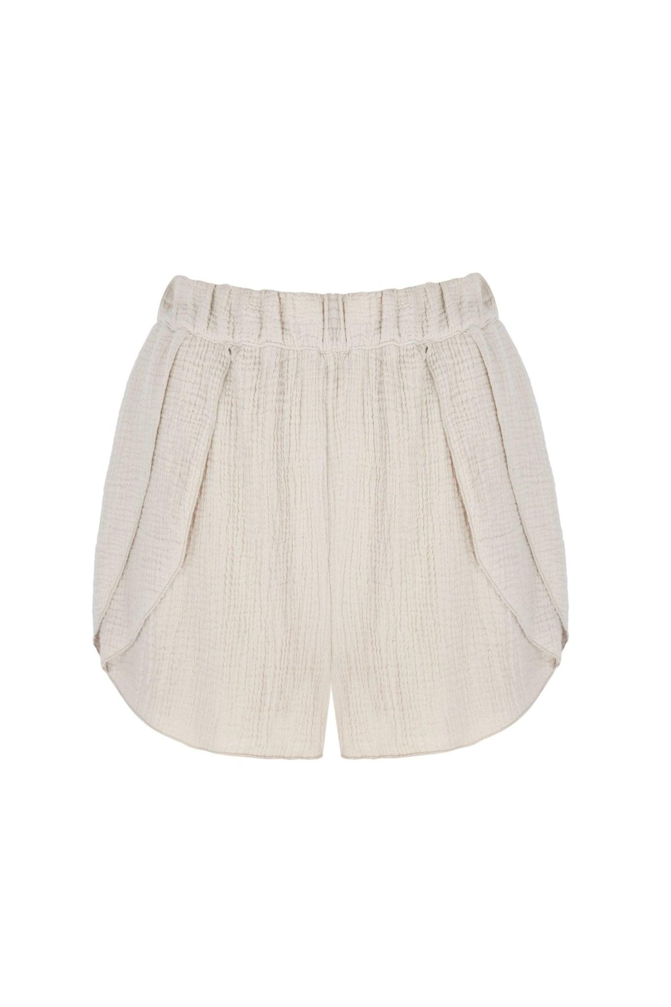 Mia Short - Stylish and comfortable shorts made from 100% Turkish double layered gauze cotton.