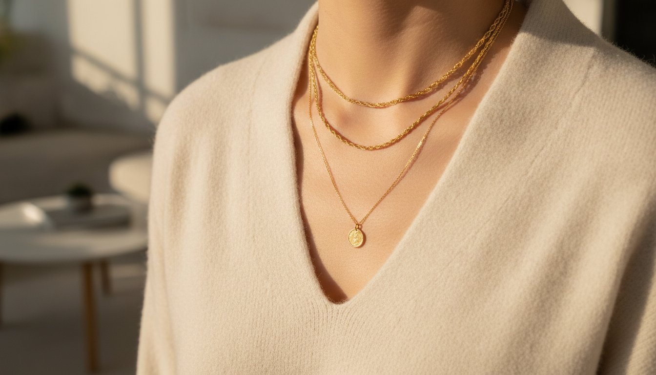 Curated Layers: 5 Layered Gold Necklace Examples for an Intentional Aesthetic